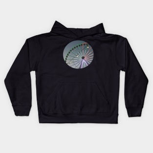 Evening Ferris Wheel Kids Hoodie